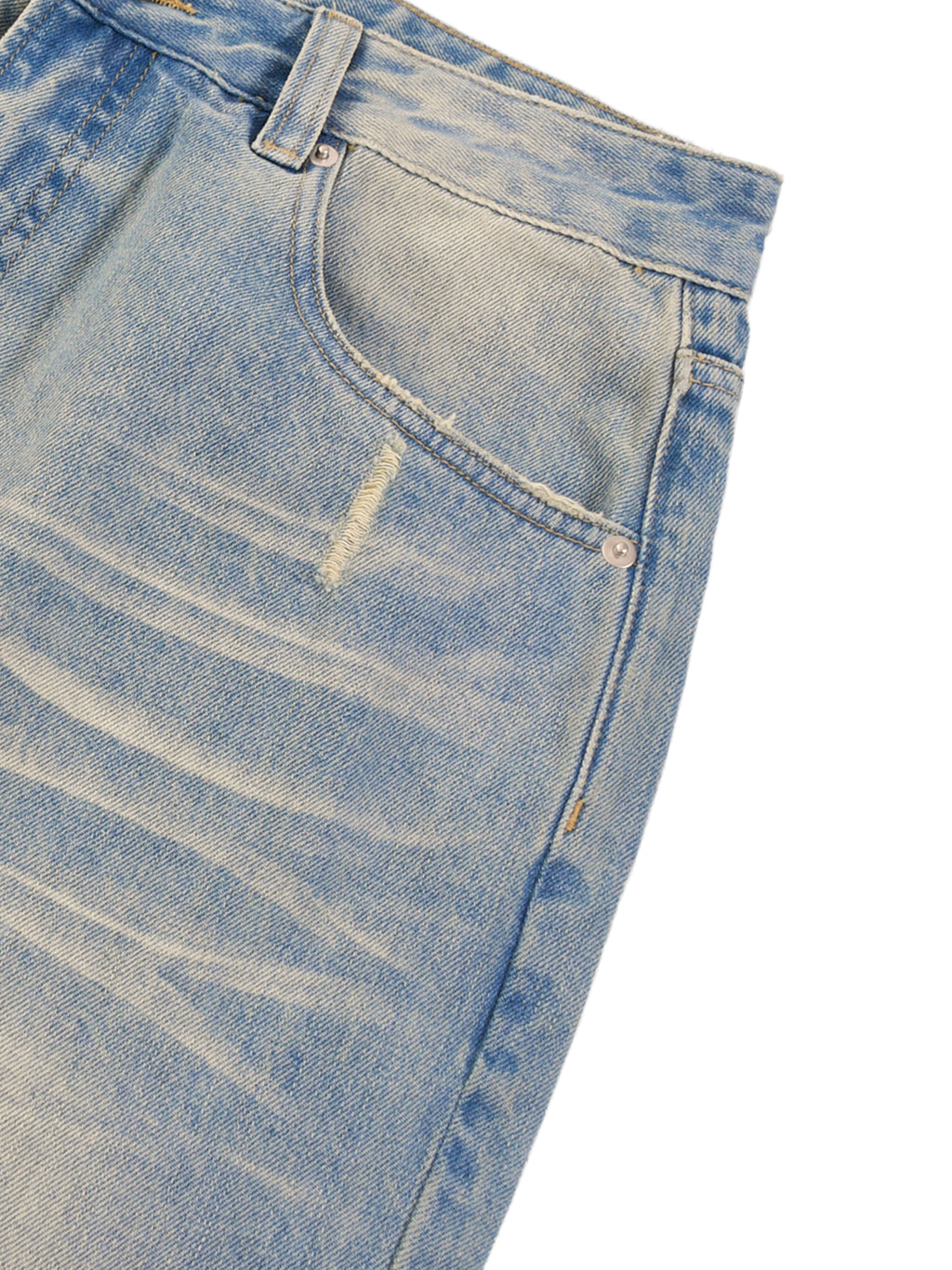 Sun Fade Jeans,Raw Hem Denim,Vintage Denim Jeans,Streetwear Jeans,Noskoo Jeans 